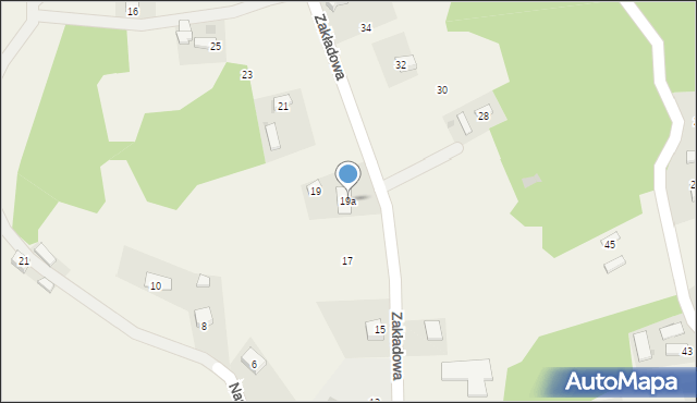 Gromnik, Zakładowa, 19a, mapa Gromnik