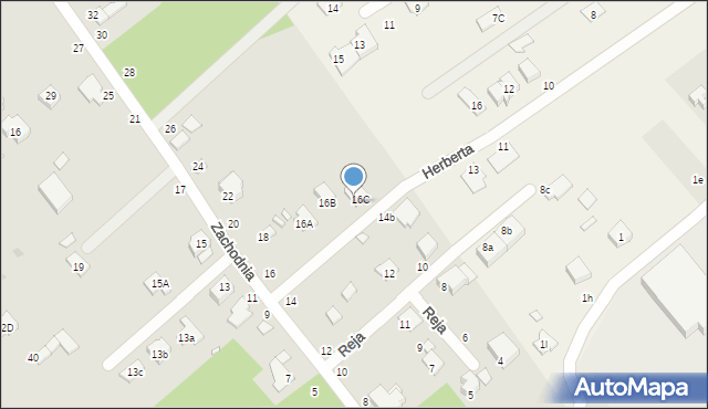 Halinów, Zachodnia, 18C, mapa Halinów