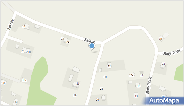 Harmęże, Zakole, 26, mapa Harmęże