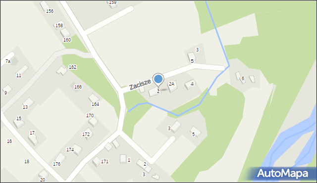 Hecznarowice, Zacisze, 2, mapa Hecznarowice