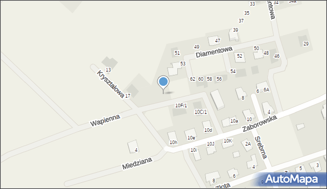 Henrykowo, Zaborowska, 10g1, mapa Henrykowo