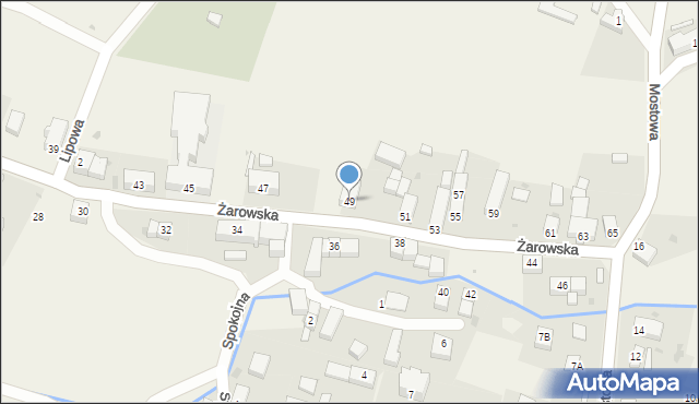 Imbramowice, Żarowska, 49, mapa Imbramowice