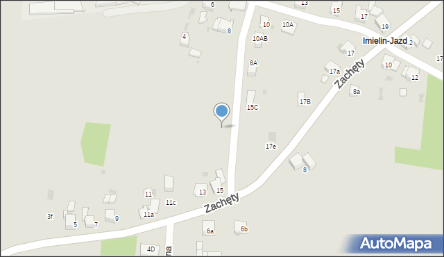 Imielin, Zachęty, 13c, mapa Imielin