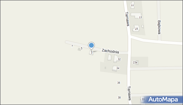 Iskrzyczyn, Zachodnia, 3, mapa Iskrzyczyn