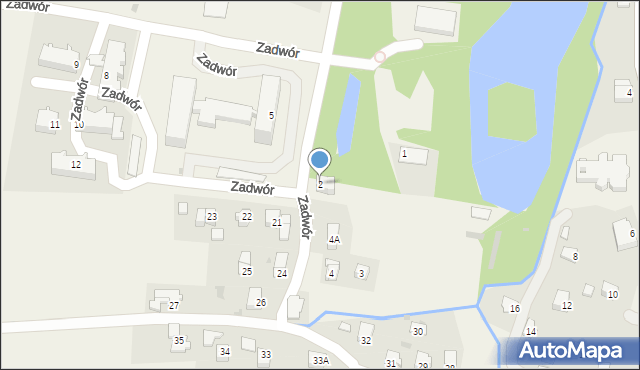 Iwonicz, Zadwór, 2, mapa Iwonicz