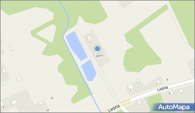 Jałówka, Zarzeczańska, 1A, mapa Jałówka