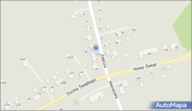 Jarocin, Zajęcza, 3, mapa Jarocin