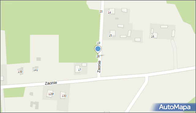 Jastkowice, Zaonie, 18, mapa Jastkowice