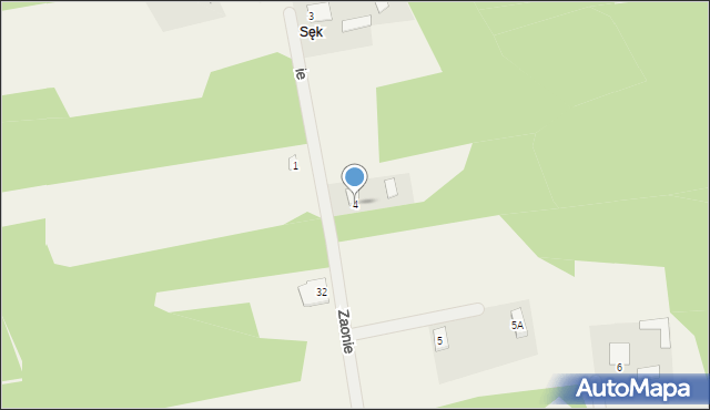 Jastkowice, Zaonie, 4, mapa Jastkowice