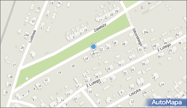 Jastrowie, Zawiszy, 20, mapa Jastrowie