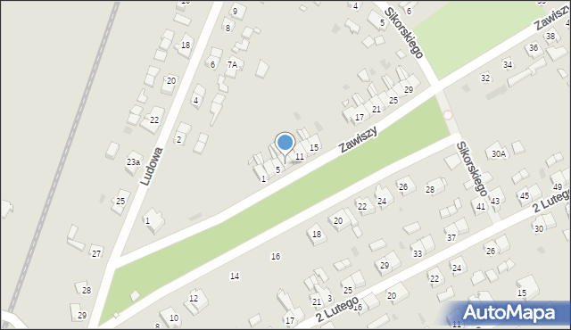 Jastrowie, Zawiszy, 7, mapa Jastrowie