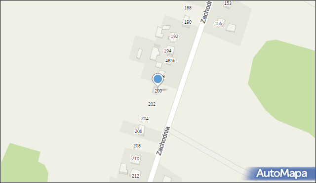 Jerzmanowice, Zachodnia, 200, mapa Jerzmanowice