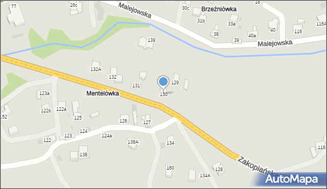 Jordanów, Zakopiańska, 130, mapa Jordanów