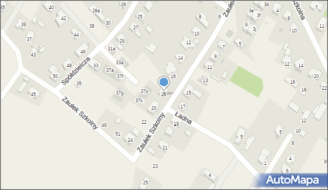 Kamieniec Wrocławski, Zaułek Szkolny, 18, mapa Kamieniec Wrocławski