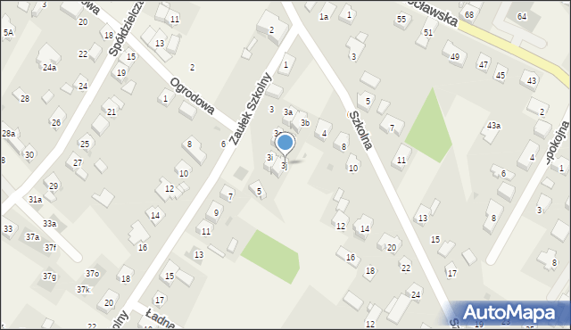 Kamieniec Wrocławski, Zaułek Szkolny, 3j, mapa Kamieniec Wrocławski