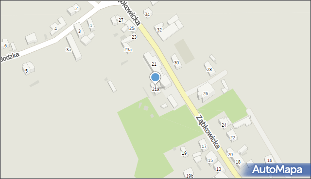 Kamieniec Ząbkowicki, Ząbkowicka, 21a, mapa Kamieniec Ząbkowicki