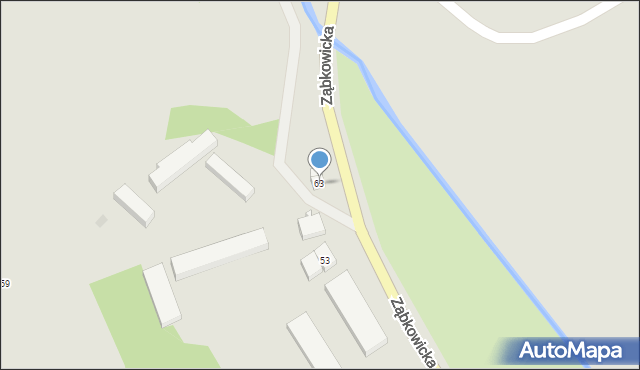 Kamieniec Ząbkowicki, Ząbkowicka, 63, mapa Kamieniec Ząbkowicki