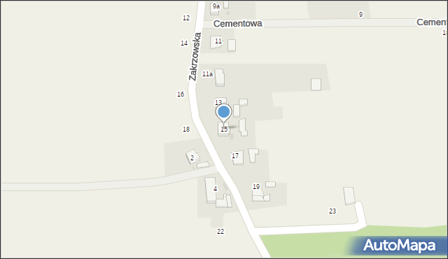 Kamionek, Zakrzowska, 15, mapa Kamionek