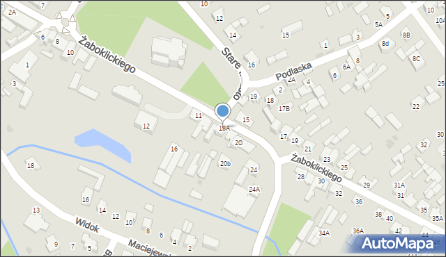 Karczew, Żaboklickiego Władysława, ks., 18A, mapa Karczew