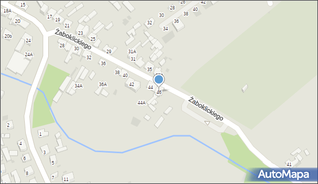 Karczew, Żaboklickiego Władysława, ks., 46, mapa Karczew
