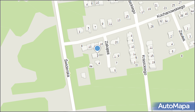 Karczew, Zakątek, 2, mapa Karczew