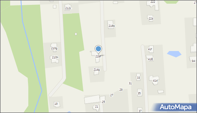 Kawęczynek, Zaleśna, 214f, mapa Kawęczynek