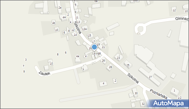 Kaźmierz, Zaułek, 2, mapa Kaźmierz