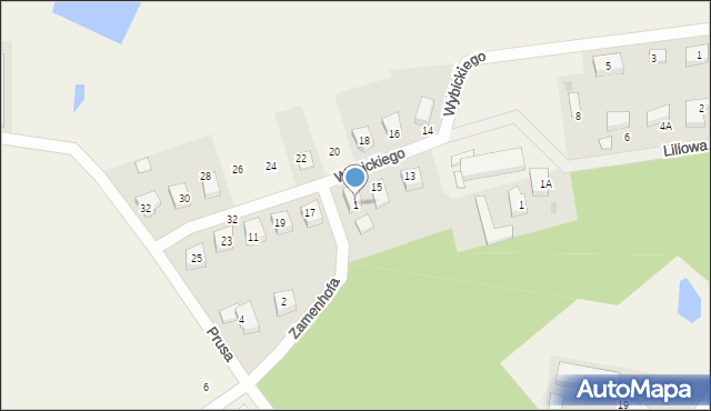 Kębłowo, Zamenhofa Ludwika, dr., 1, mapa Kębłowo