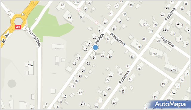 Kędzierzyn-Koźle, Zamknięta, 26, mapa Kędzierzyna-Koźle