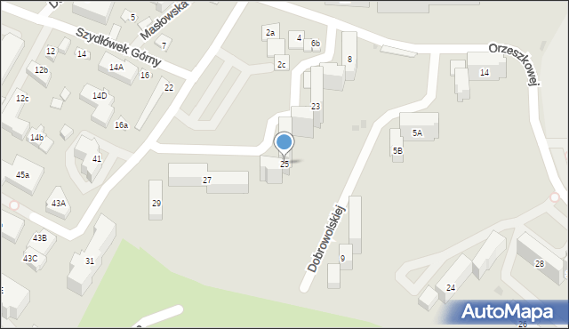 Kielce, Zapolskiej Gabrieli, 25, mapa Kielc