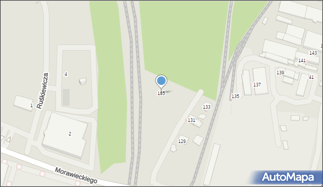 Kielce, Zagnańska, 185, mapa Kielc