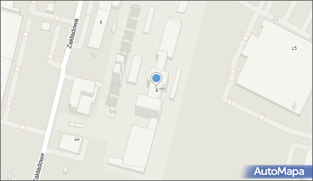 Kielce, Zakładowa, 4, mapa Kielc