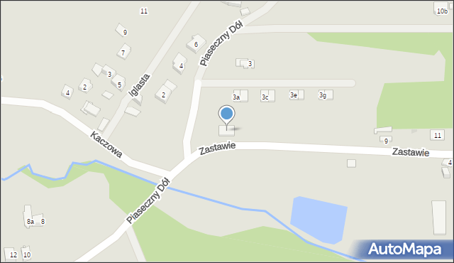 Kielce, Zastawie, 1, mapa Kielc