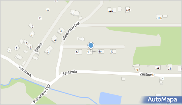 Kielce, Zastawie, 3d, mapa Kielc