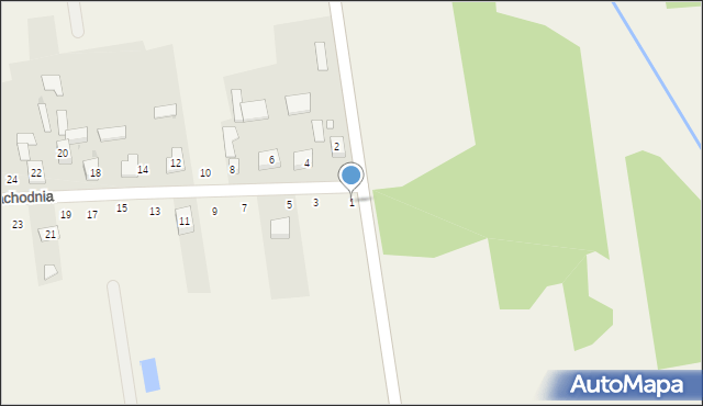 Klepaczka, Zachodnia, 1, mapa Klepaczka