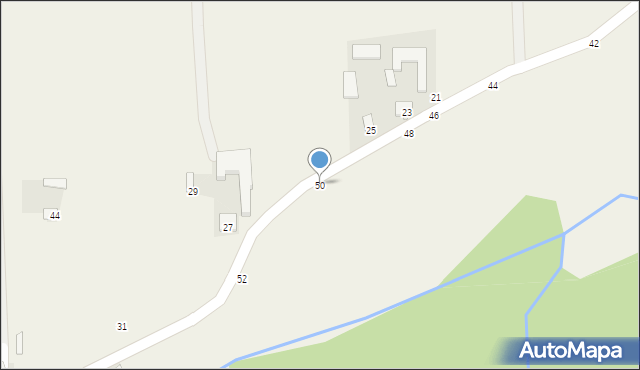 Kłoczew, Zamłynie, 50, mapa Kłoczew