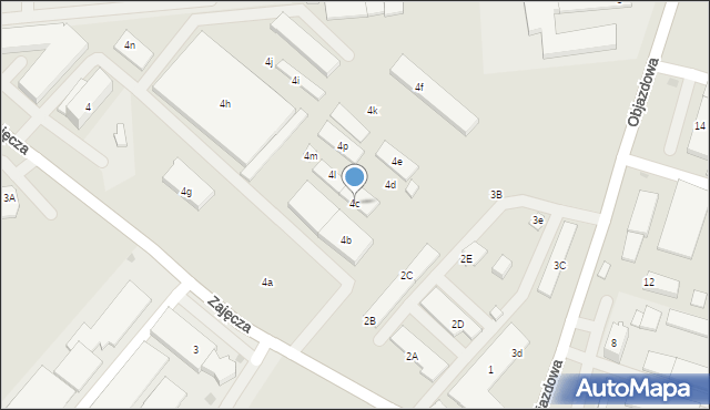 Kłodzko, Zajęcza, 4c, mapa Kłodzka