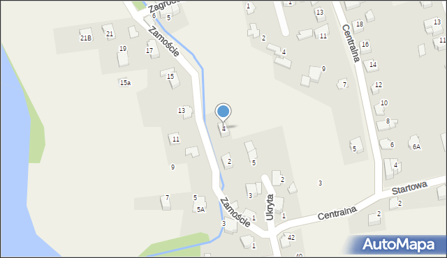 Kobiernice, Zamoście, 4, mapa Kobiernice