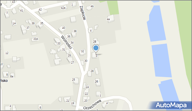 Kobiernice, Zapłocie, 2, mapa Kobiernice