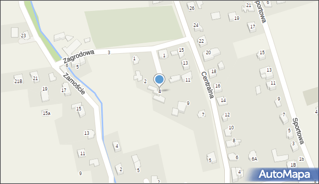 Kobiernice, Zaułek, 4, mapa Kobiernice