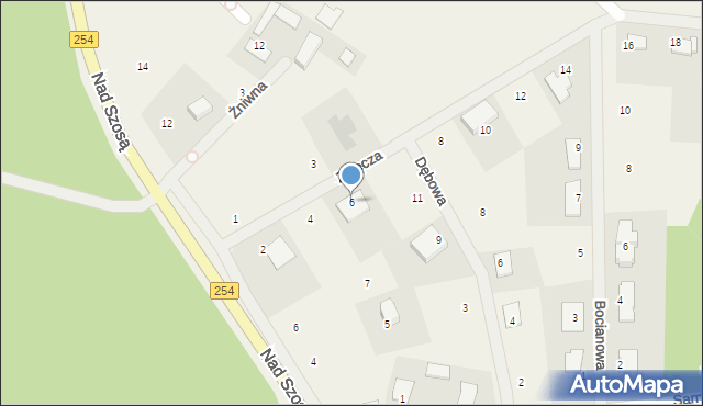 Kobylarnia, Zajęcza, 6, mapa Kobylarnia