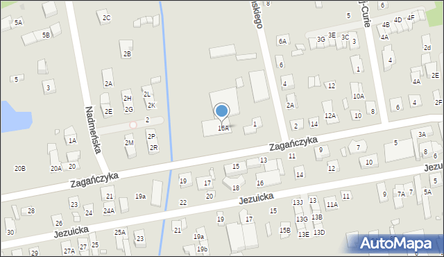 Kobyłka, Zagańczyka Antoniego, ks., 16A, mapa Kobyłka