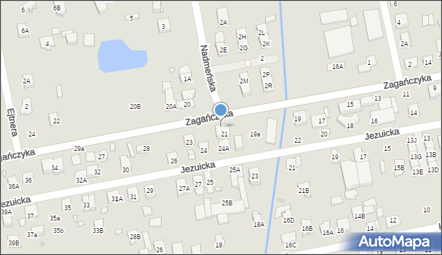 Kobyłka, Zagańczyka Antoniego, ks., 23A, mapa Kobyłka