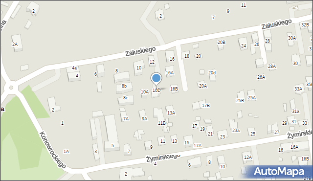 Kobyłka, Załuskiego Marcina, ks., 10D, mapa Kobyłka