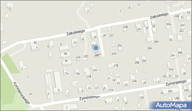 Kobyłka, Załuskiego Marcina, ks., 16B, mapa Kobyłka