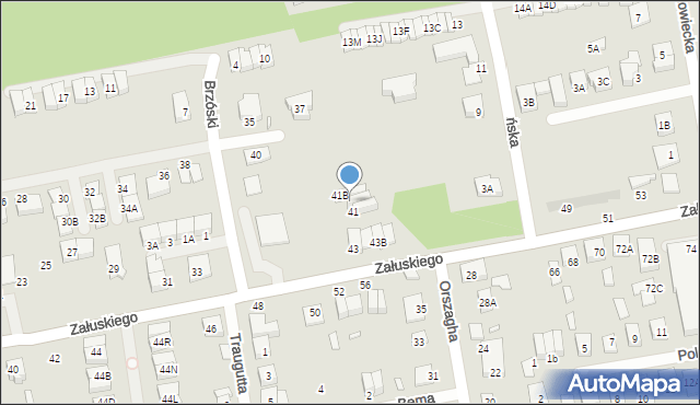 Kobyłka, Załuskiego Marcina, ks., 41A, mapa Kobyłka