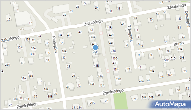 Kobyłka, Załuskiego Marcina, ks., 44G, mapa Kobyłka