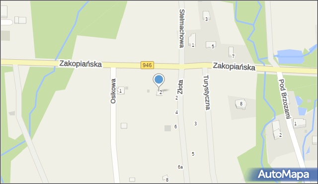 Kocoń, Zakopiańska, 6, mapa Kocoń