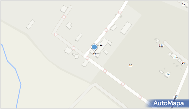 Koło, Zachodnia, 22, mapa Koło