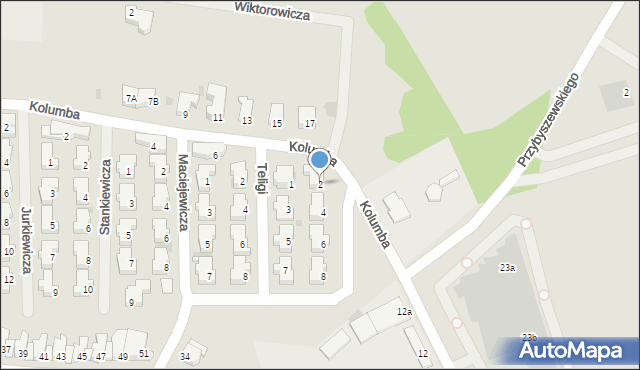 Kołobrzeg, Zaruskiego Mariusza, gen., 2, mapa Kołobrzegu